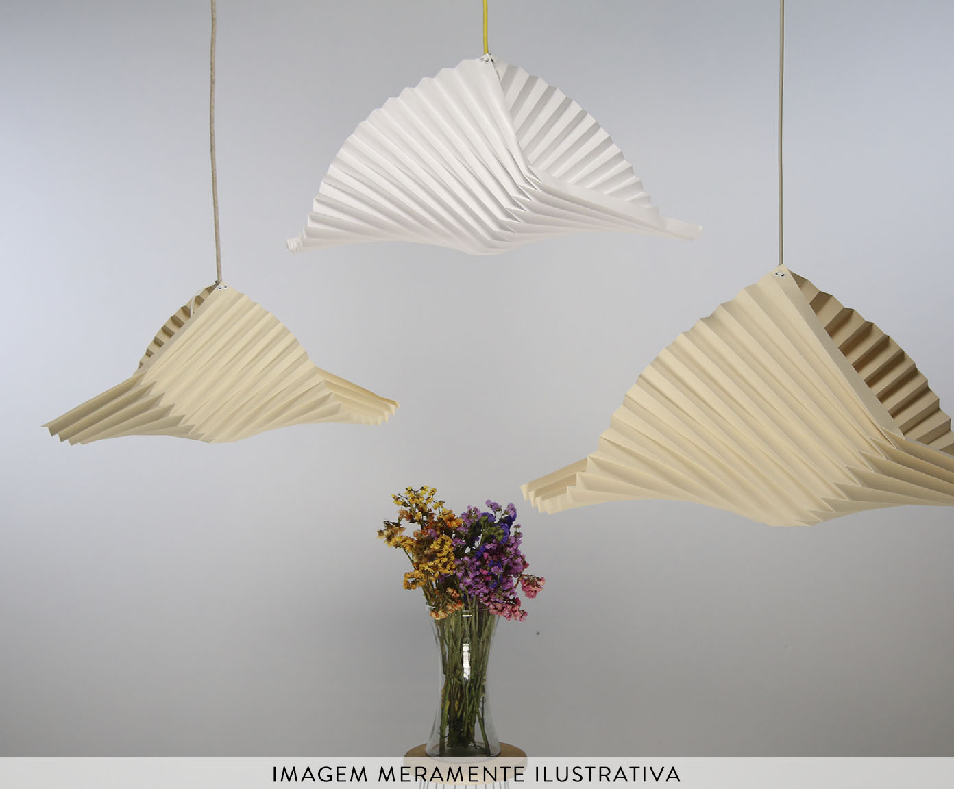 Lumin&aacute;ria Origami Evo&aacute; Branco image number 7