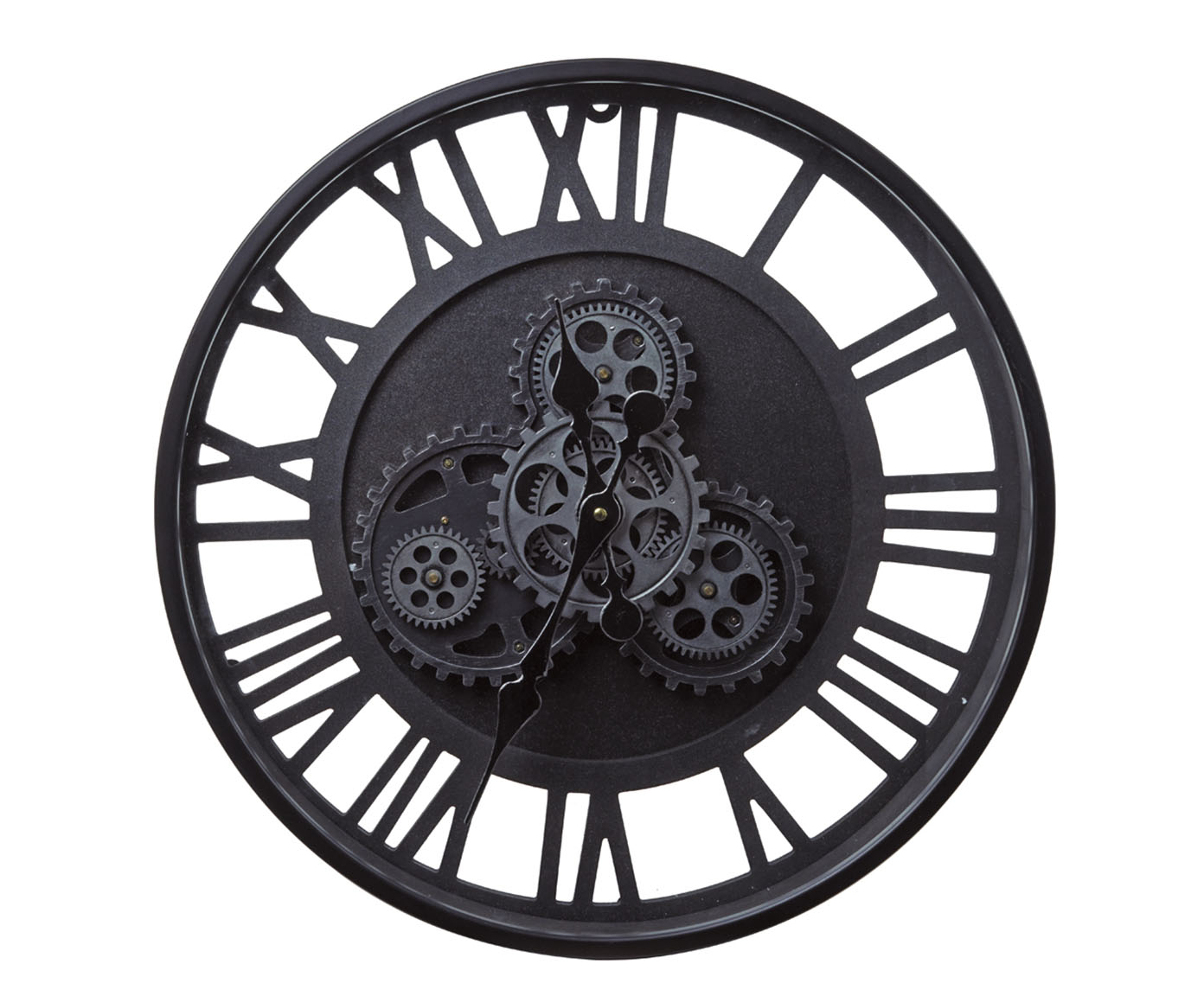 Rel&oacute;gio de Parede em Metal Roman Cinza - 49cm - image 0