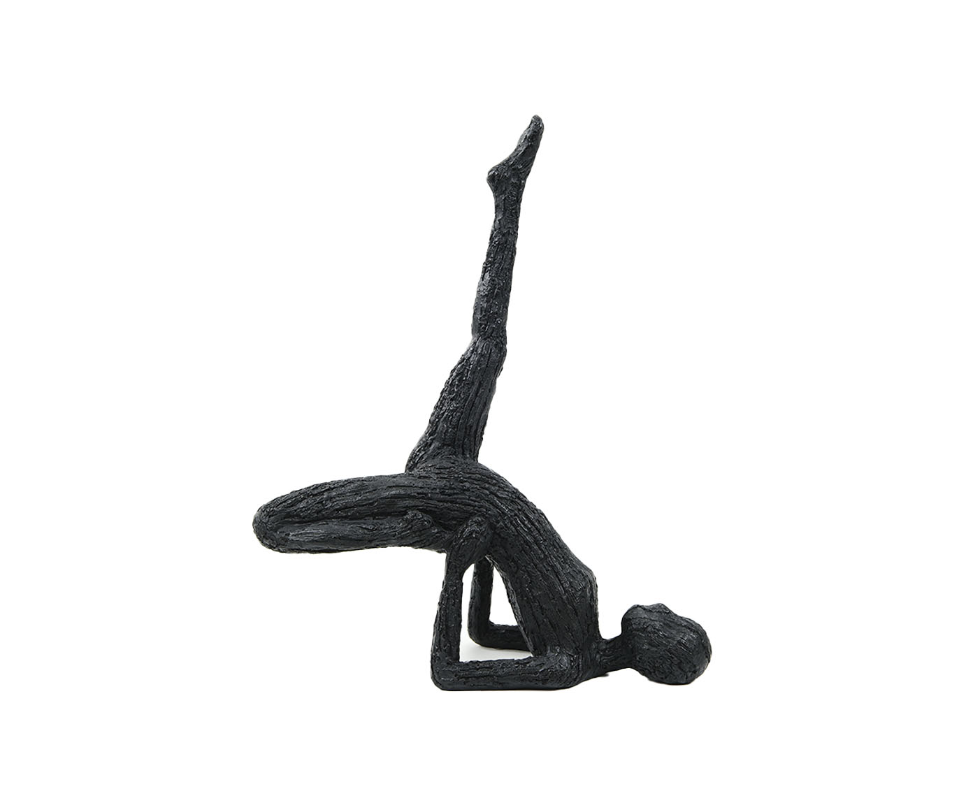 Adorno Yoga em Poliresina Eagle Preto - image 0