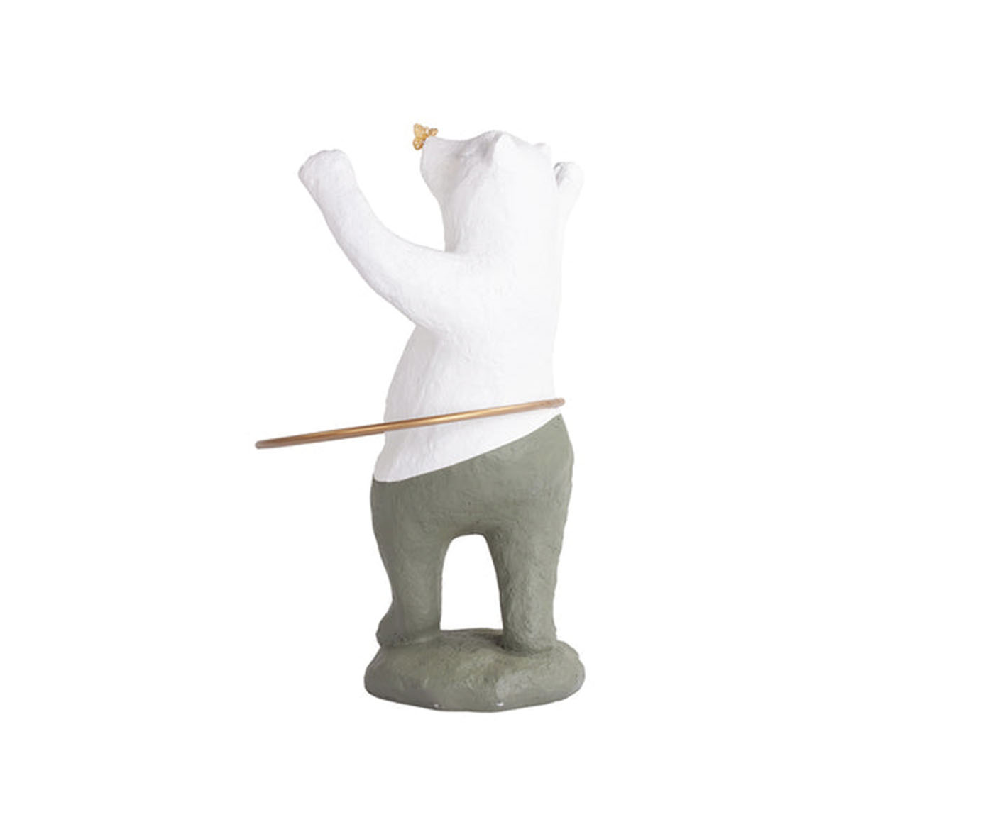 Escultura Urso no Bambole Two Tone Cinza - image 1