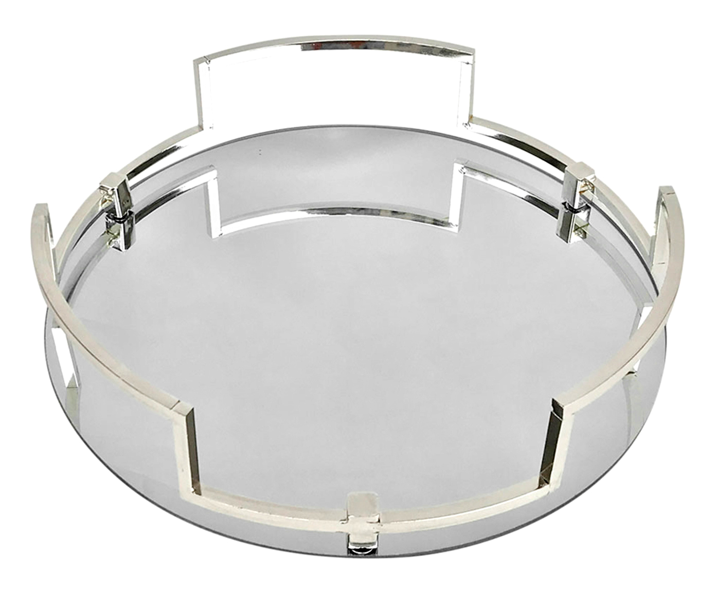 Bandeja Decorativa Adele Prateada image number 0