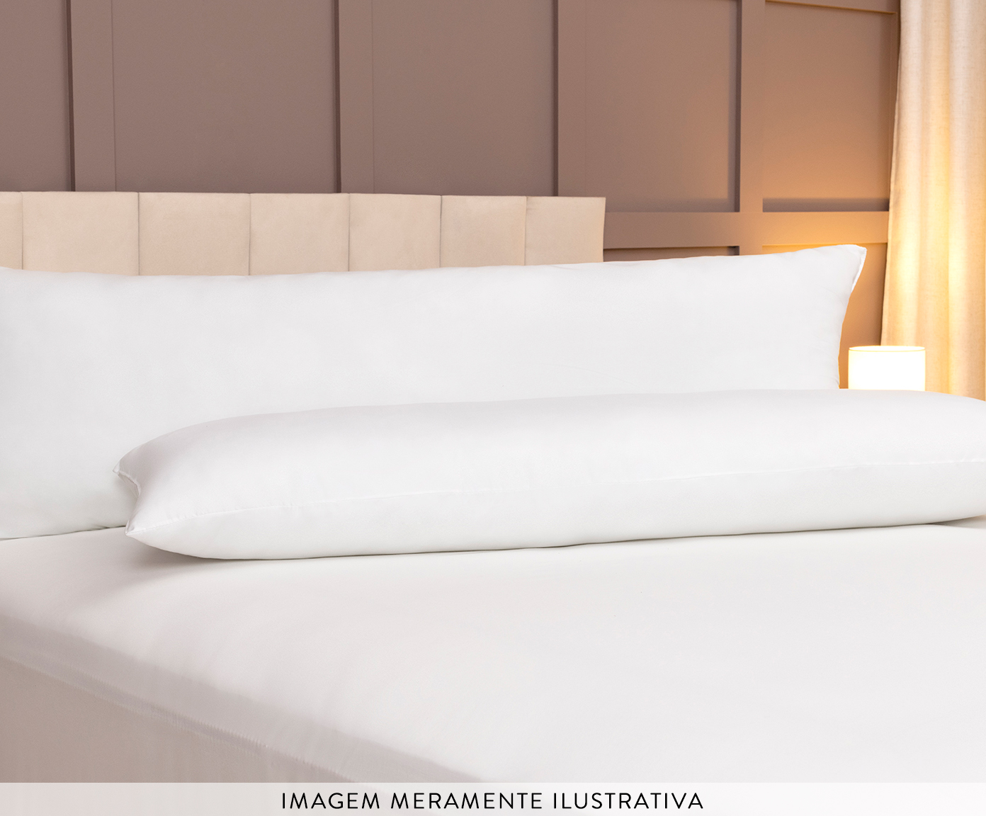 Travesseiro De Corpo Hug Sleep- Branco - image 1