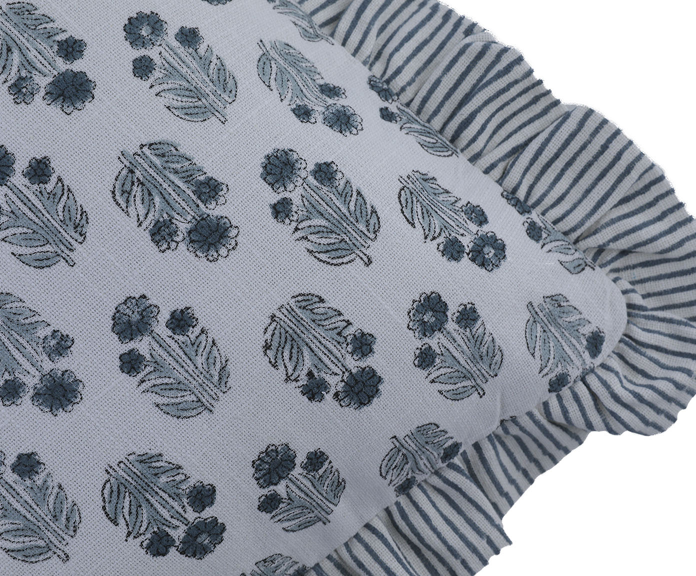 Capa de Almofada Jyoti Off0White e Verde - image 1