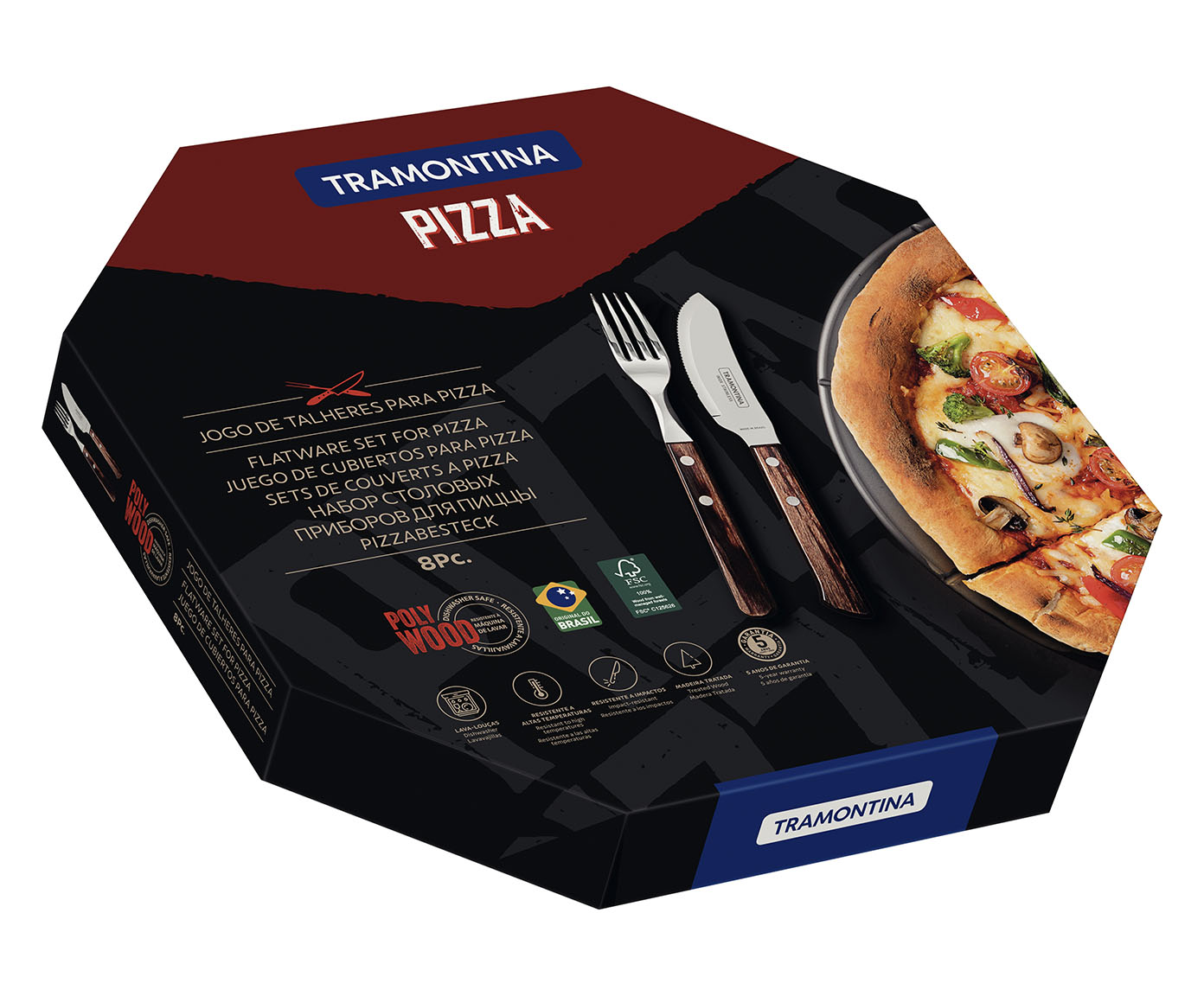 Jogo para Pizza Fsc Certificado image number 2