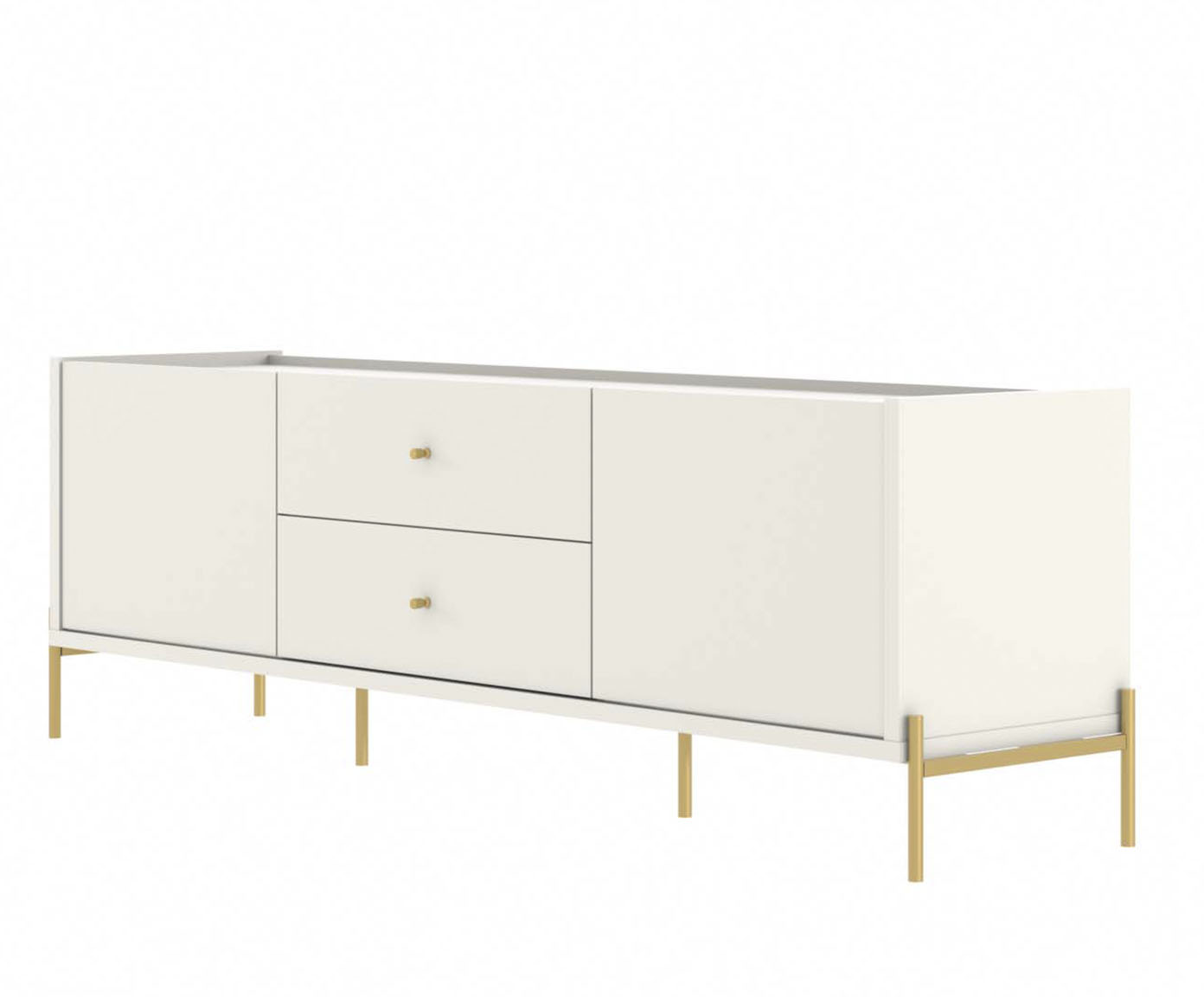 Rack Jasper - Off-White Fosco e Dourado image number 1