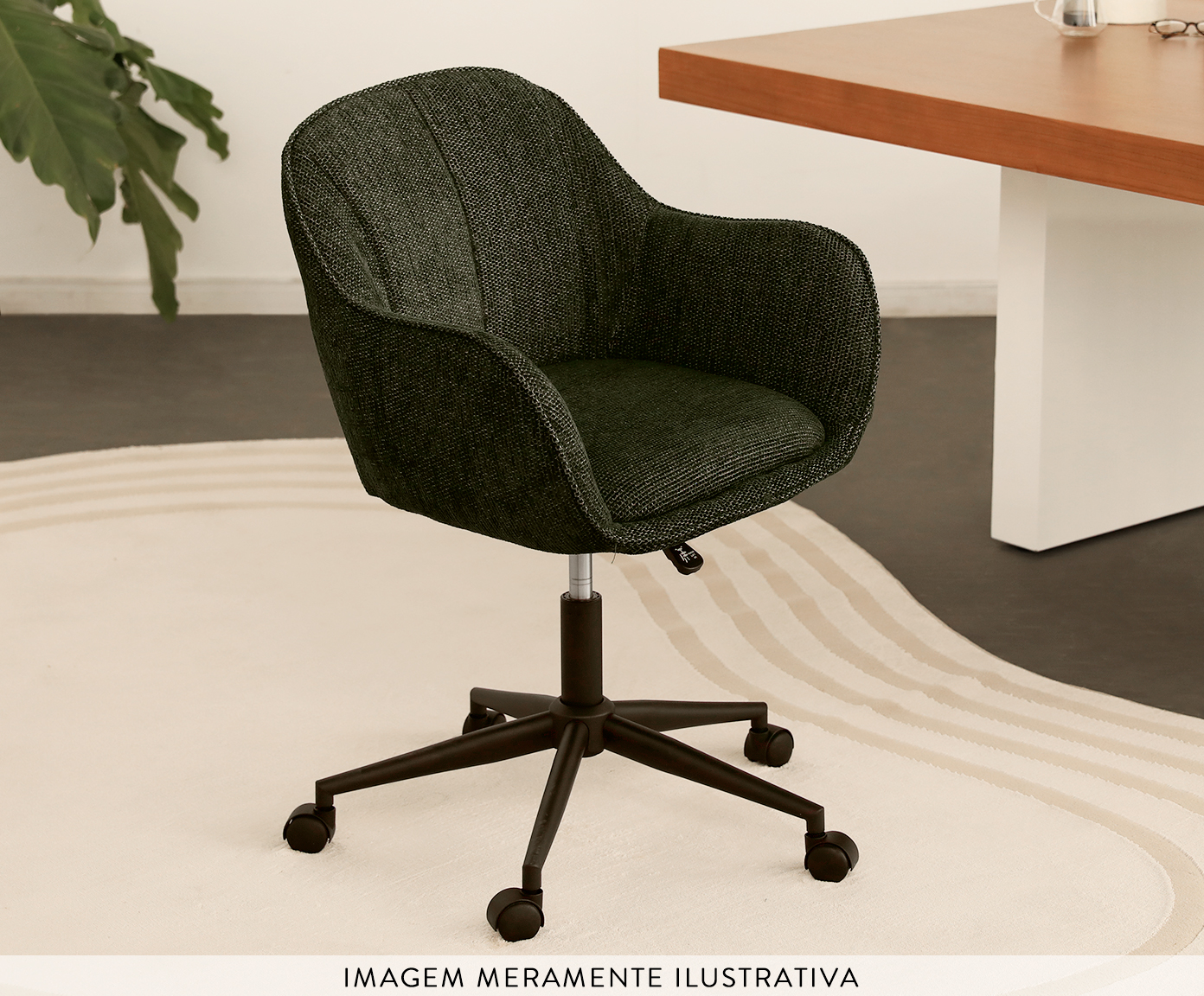 Cadeira Office Austin Mostarda image number 7