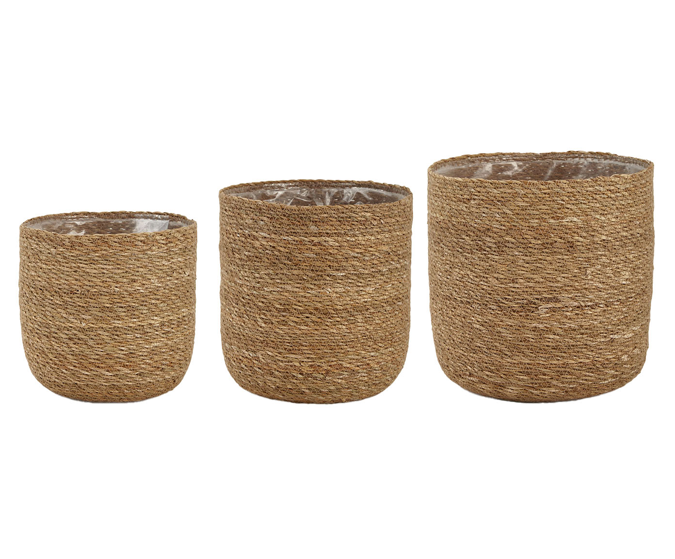 Jogo de Cachepots em Fibra Natural Magior image number 0
