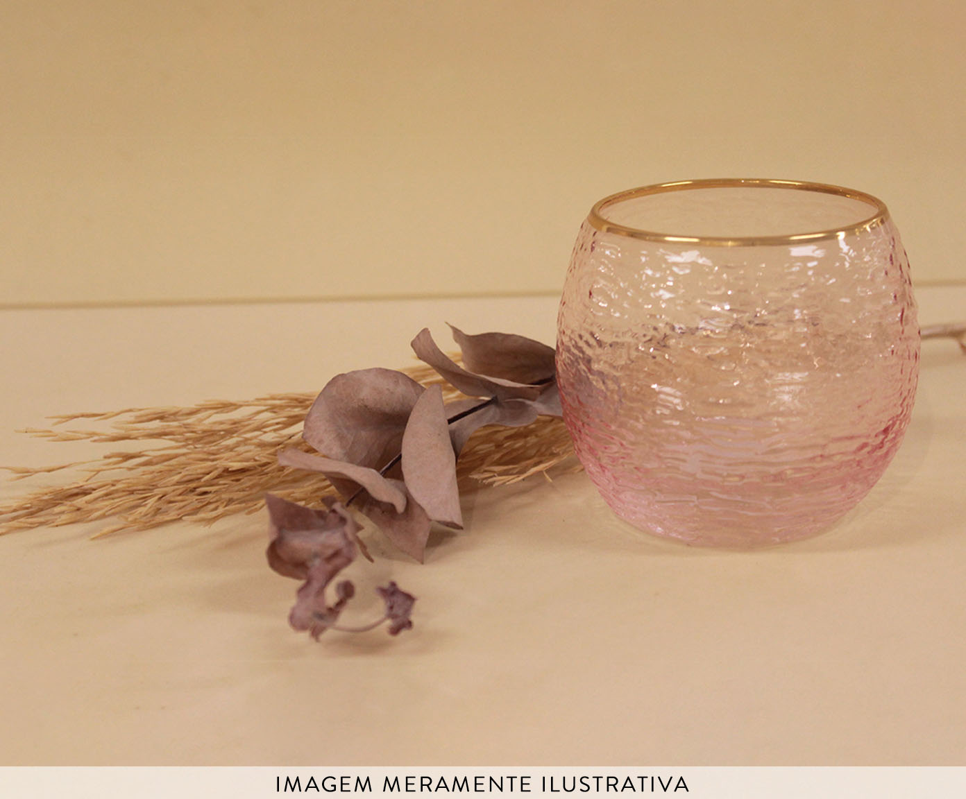 Copo Old Pink Dourado Brisa image number 3