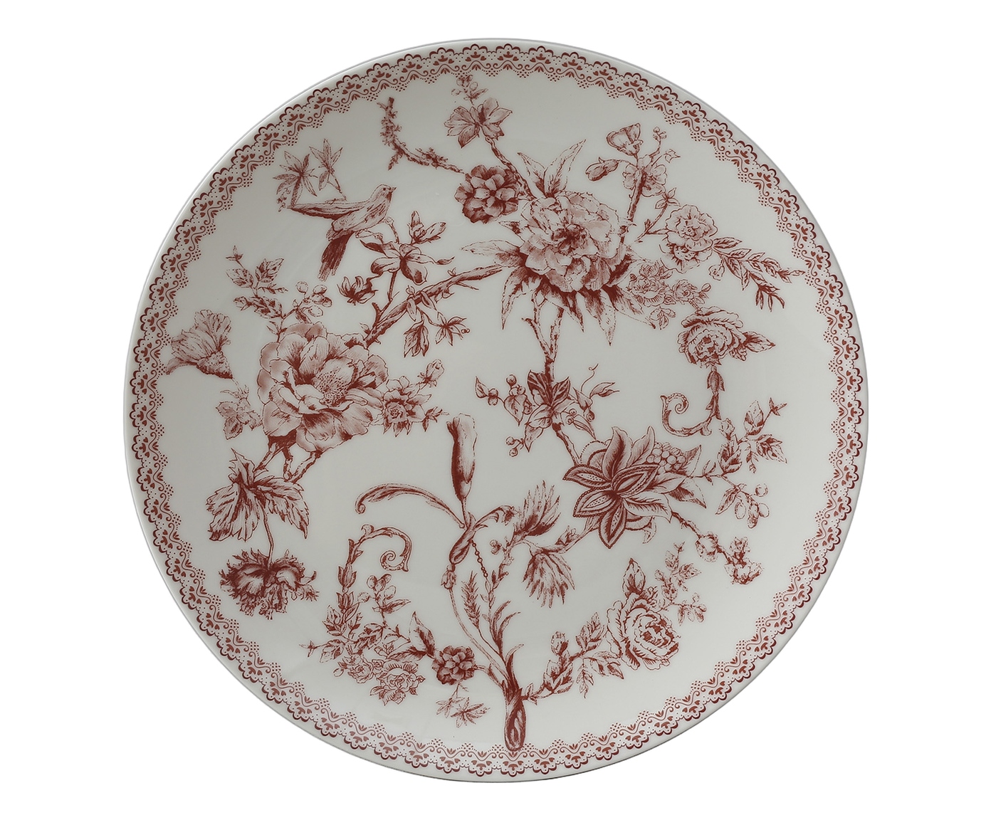 Jogo de Pratos para Sobremesa em New Bone China Hort&ecirc;nsia image number 0