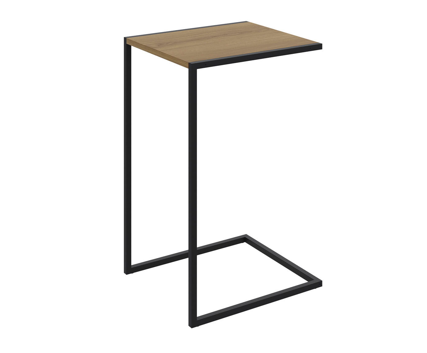 Mesa de Apoio para Sof&aacute; Hanover e Preto Industrial - image 0