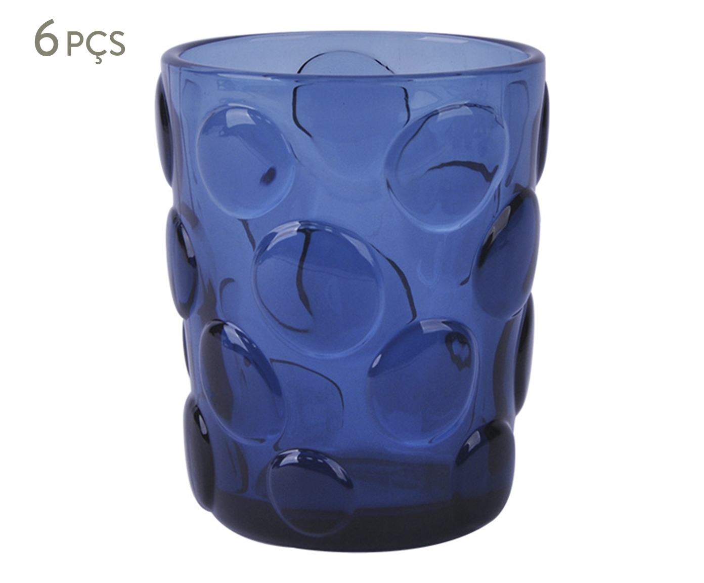 Jogo de Copos Burbujas Azul - image 0