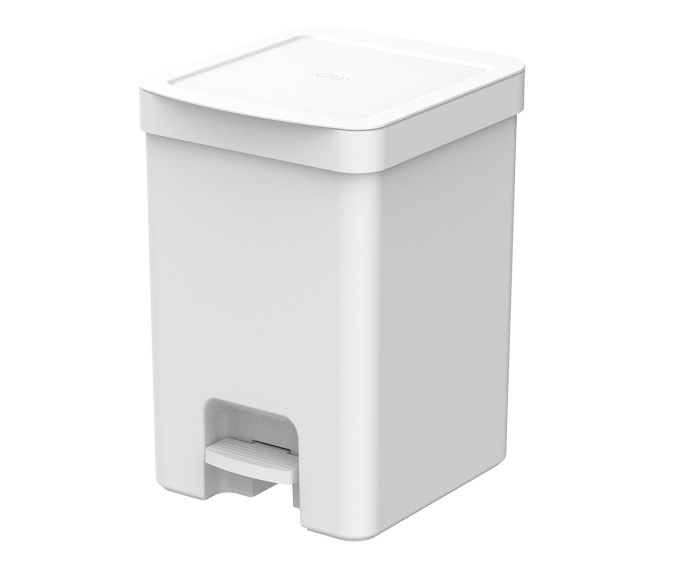 Lixeira de Pedal Trium Branco I Fechado - image 0