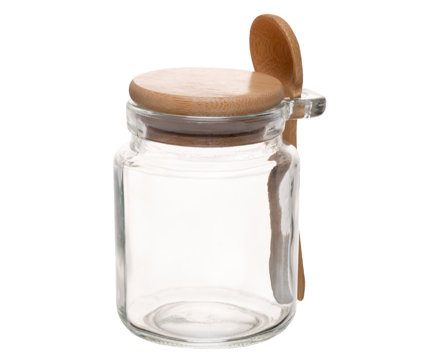 Porta Mantimentos com Colher Bambu - 270ml image number 0