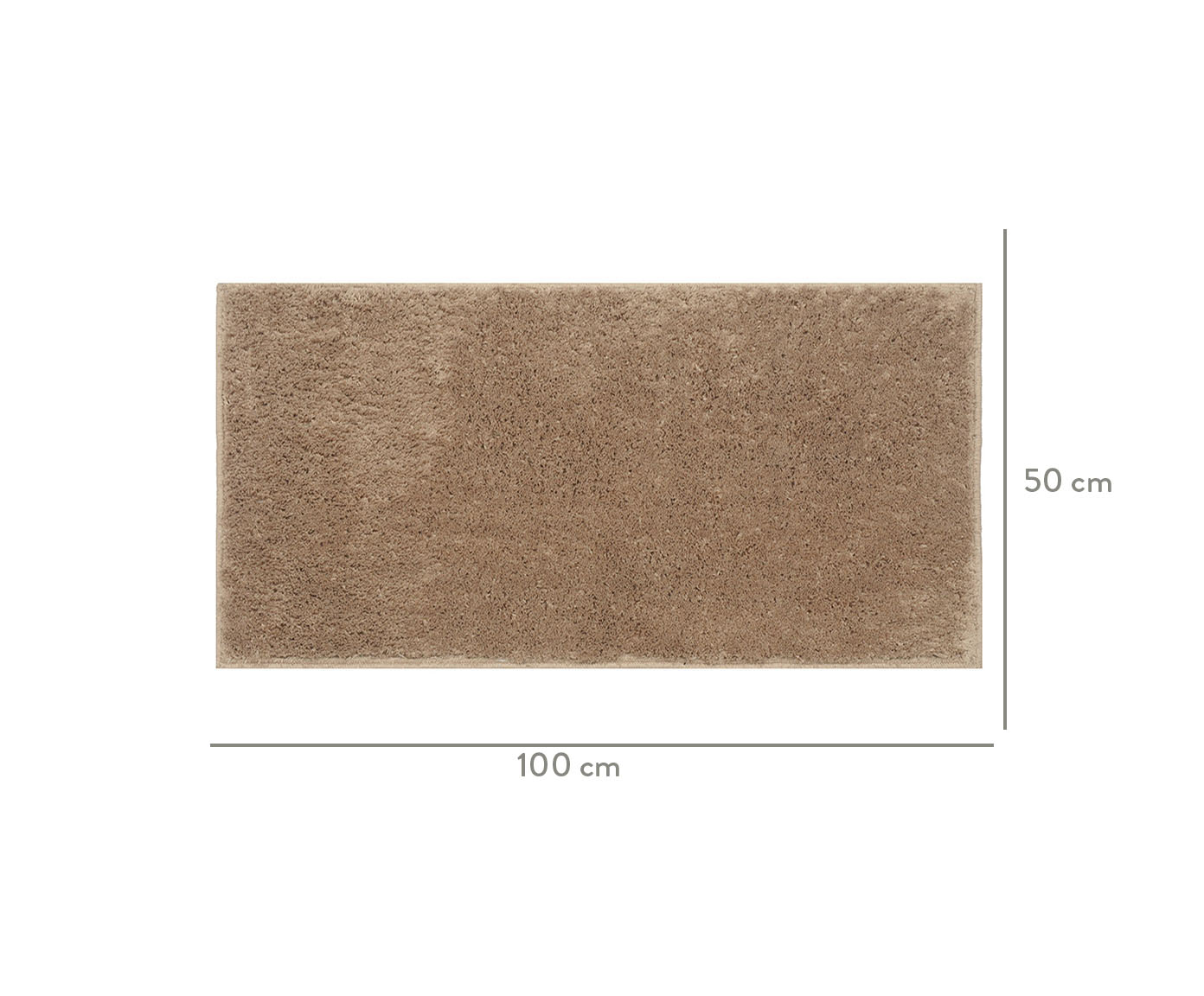 Passadeira Shaggy Smooth Cru image number 5