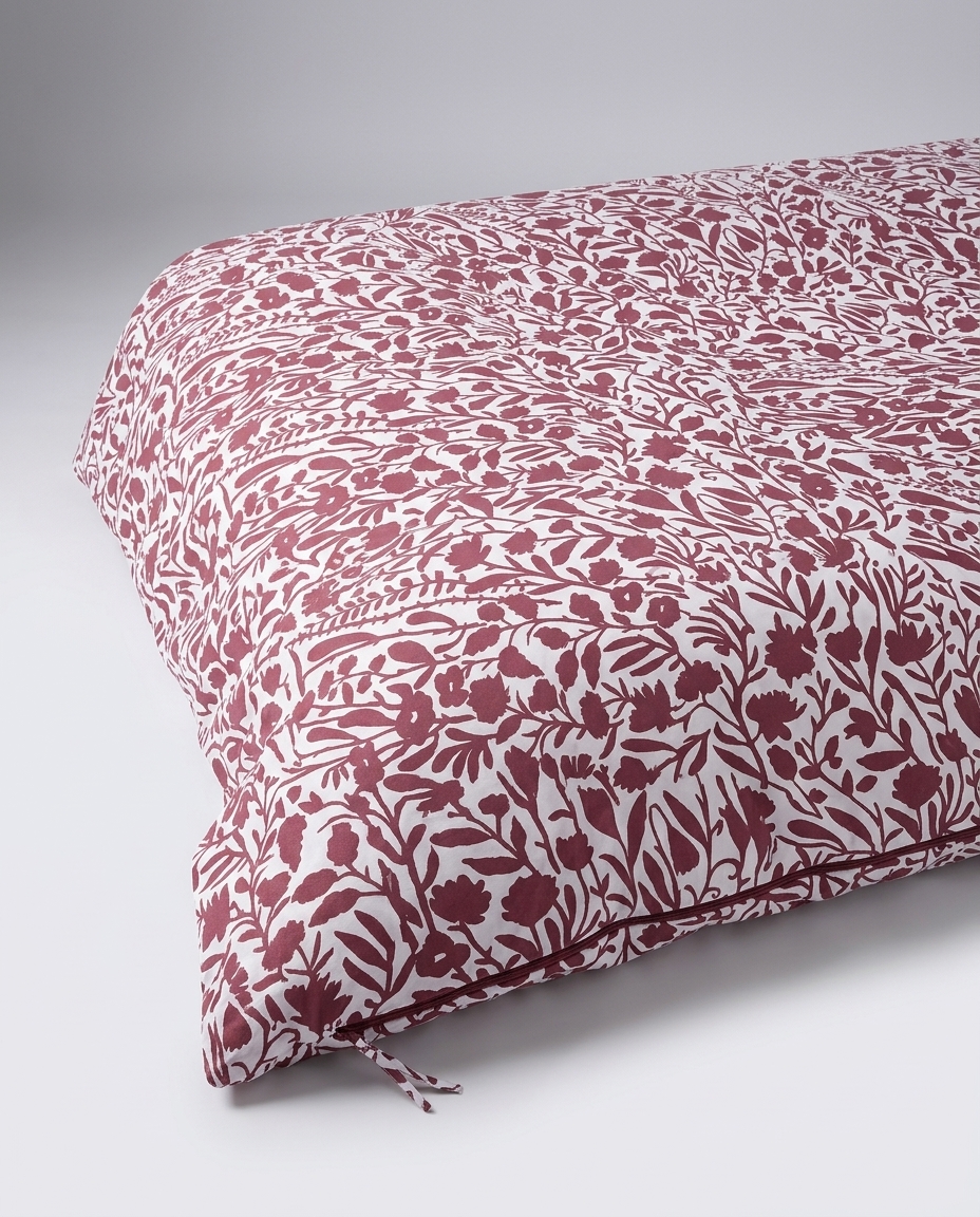 Duvet Floral Artsy Vermelho 200 Fios image number 6