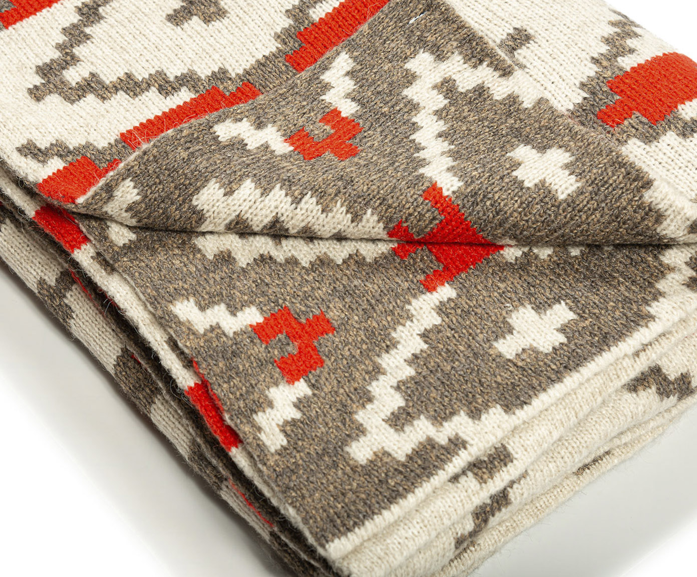 Manta Chevron Papiro Red Bombom - image 1