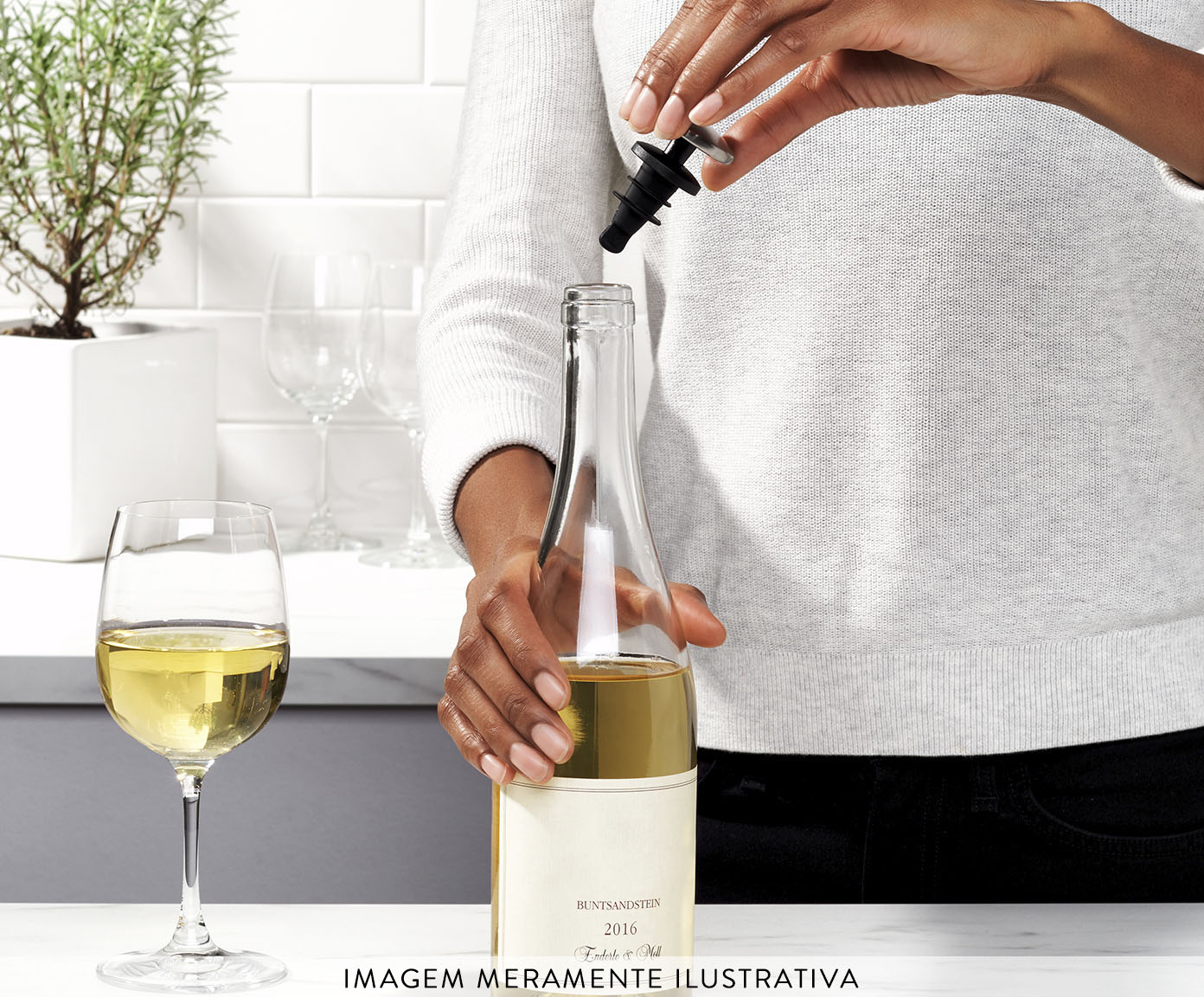 Jogo de Tampa para Vinho em Inox Sertorio image number 4
