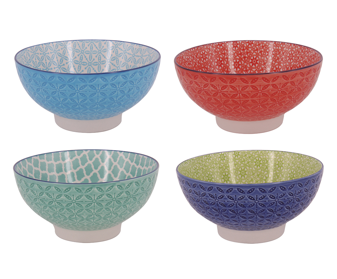 Jogo de Bowls em Porcelana Jodie - Colorido image number 0