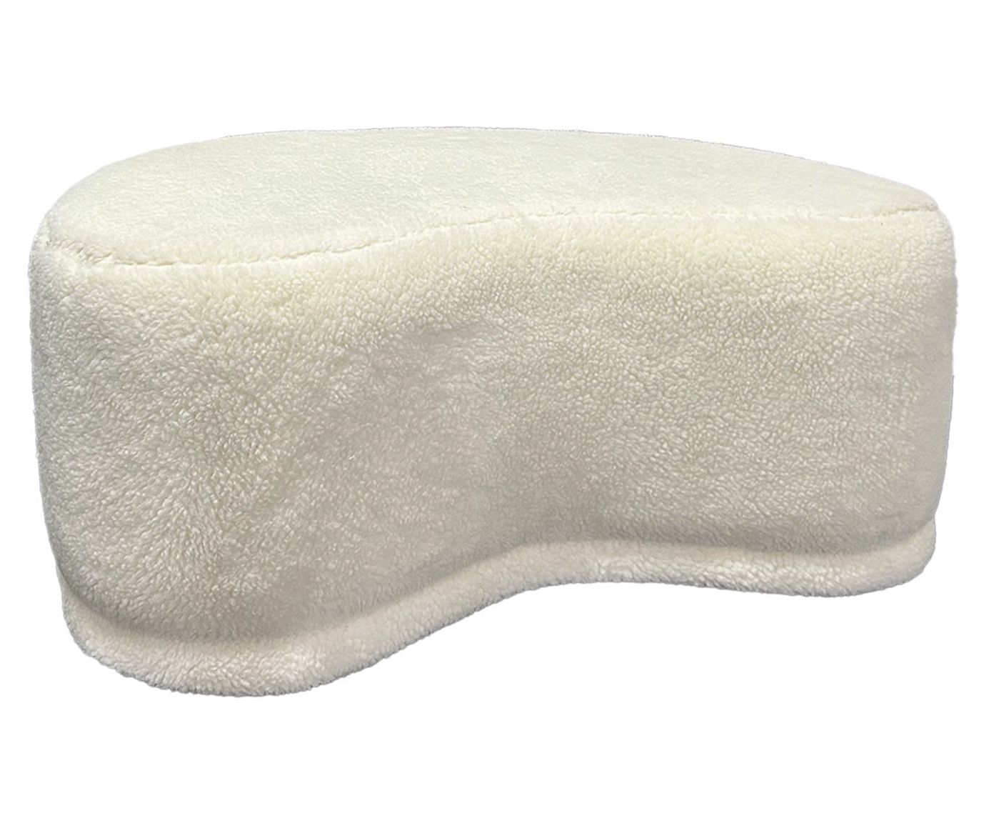 Puff Grand em Boucle Longo Off-White - image 0