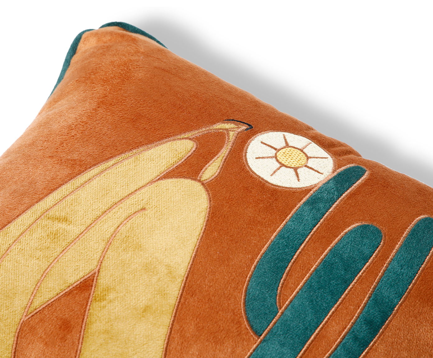 Capa de Almofada Bordada Abaporu de Tarsila do Amaral Terracota image number 6