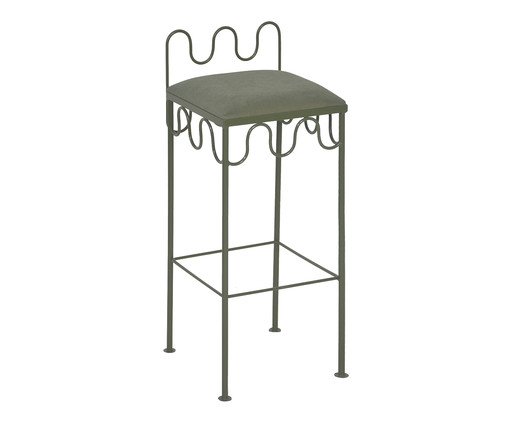 Banqueta Pop Indoor Ondas -  Verde Musgo image number 0
