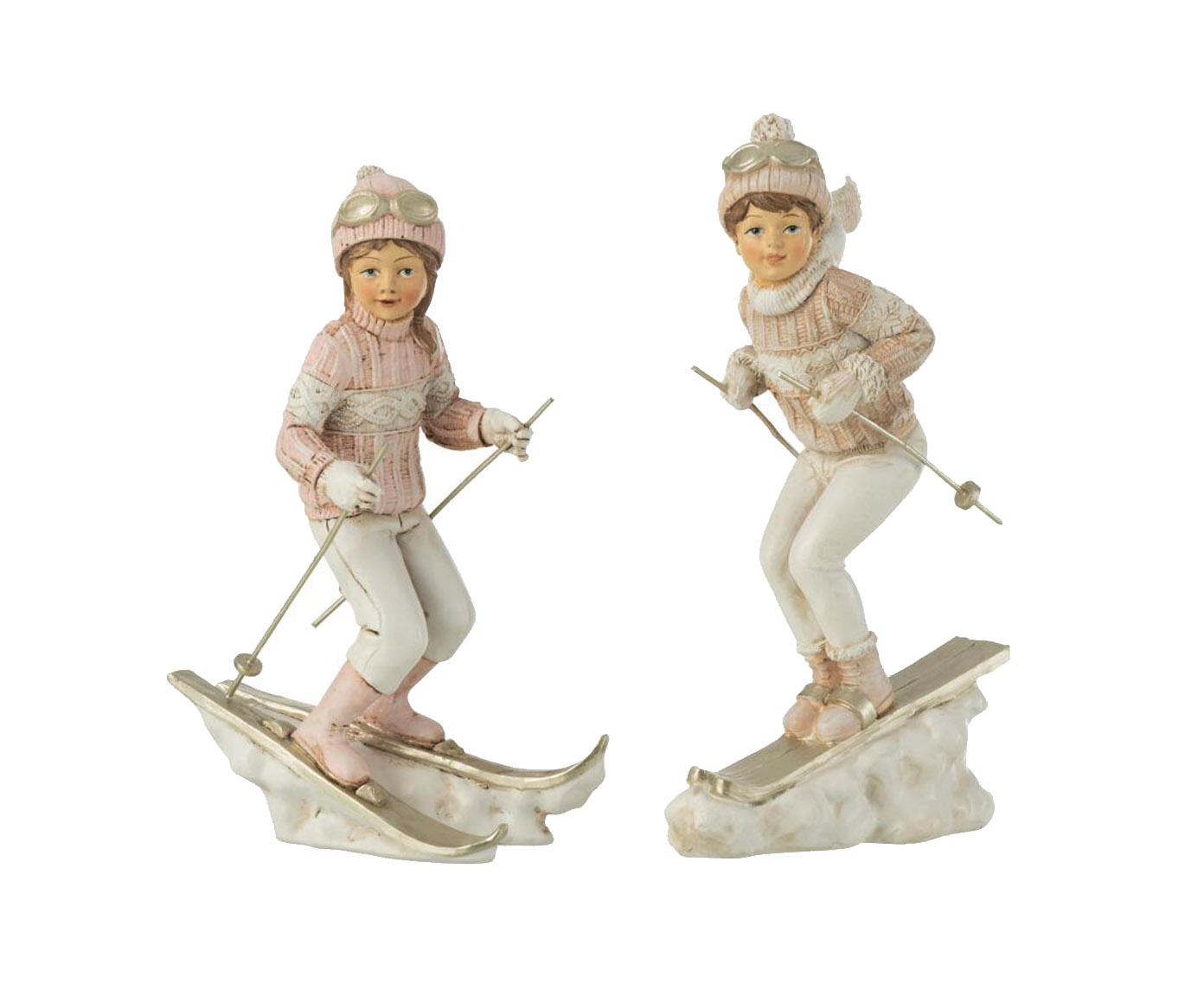 Jogo de Esculturas Crian&ccedil;as Ski - image 0