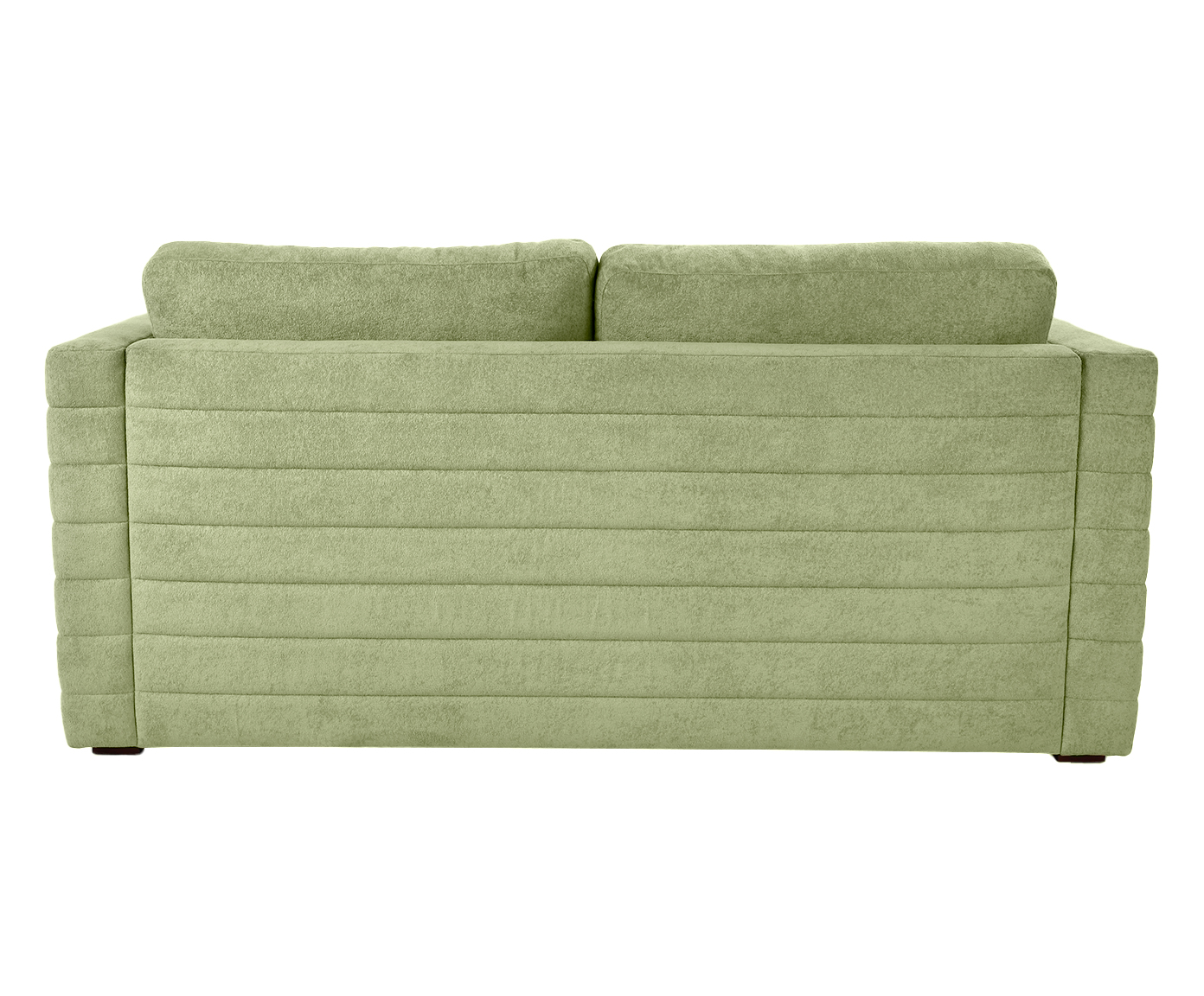 Sof&aacute; Gom em Boucle aveludado - Verde image number 4