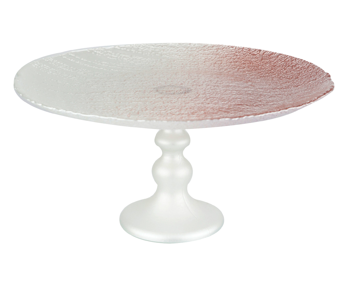 Centro de Mesa com P&eacute; Blanchi Branco e Ros&ecirc; image number 1