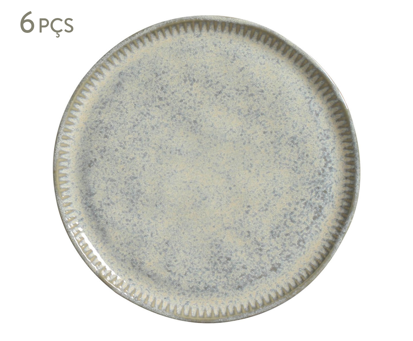 Jogo de Prato de Sobremesa Linhas Green Granite image number 0