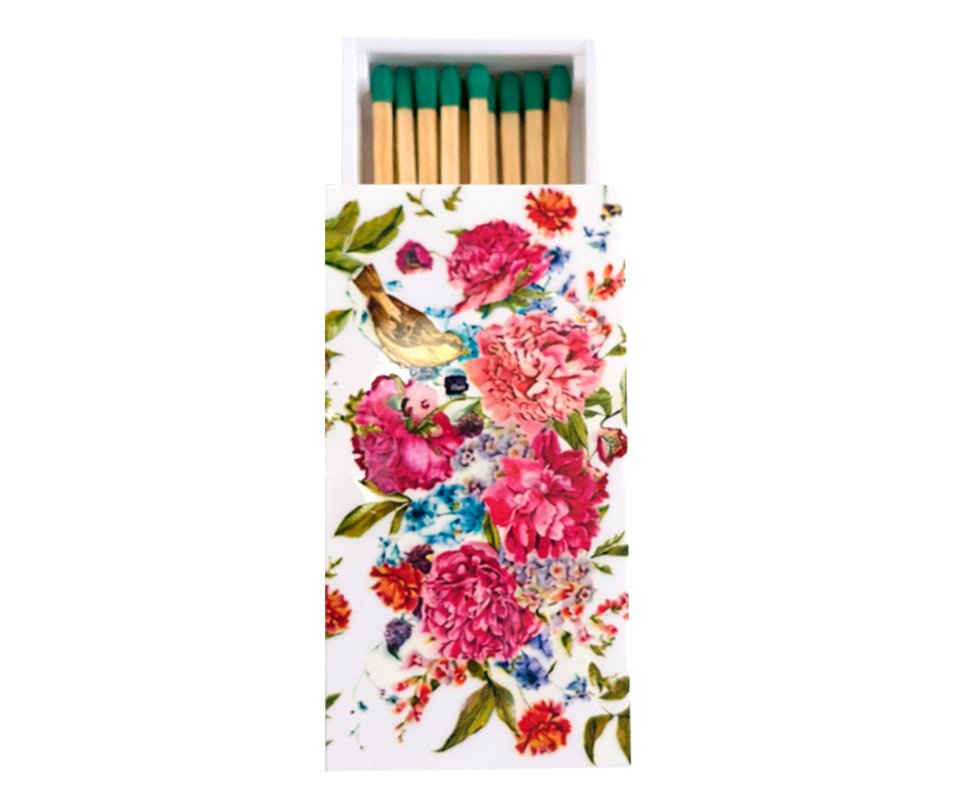 Caixa para F&oacute;sforos Flores Rosa - image 1