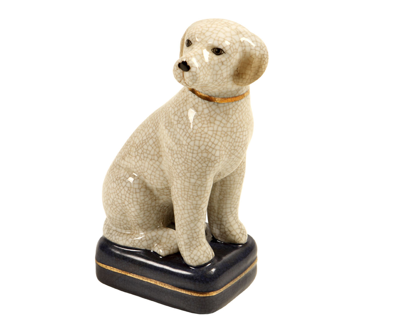 Adorno Cachorro em Porcelana Bege image number 0