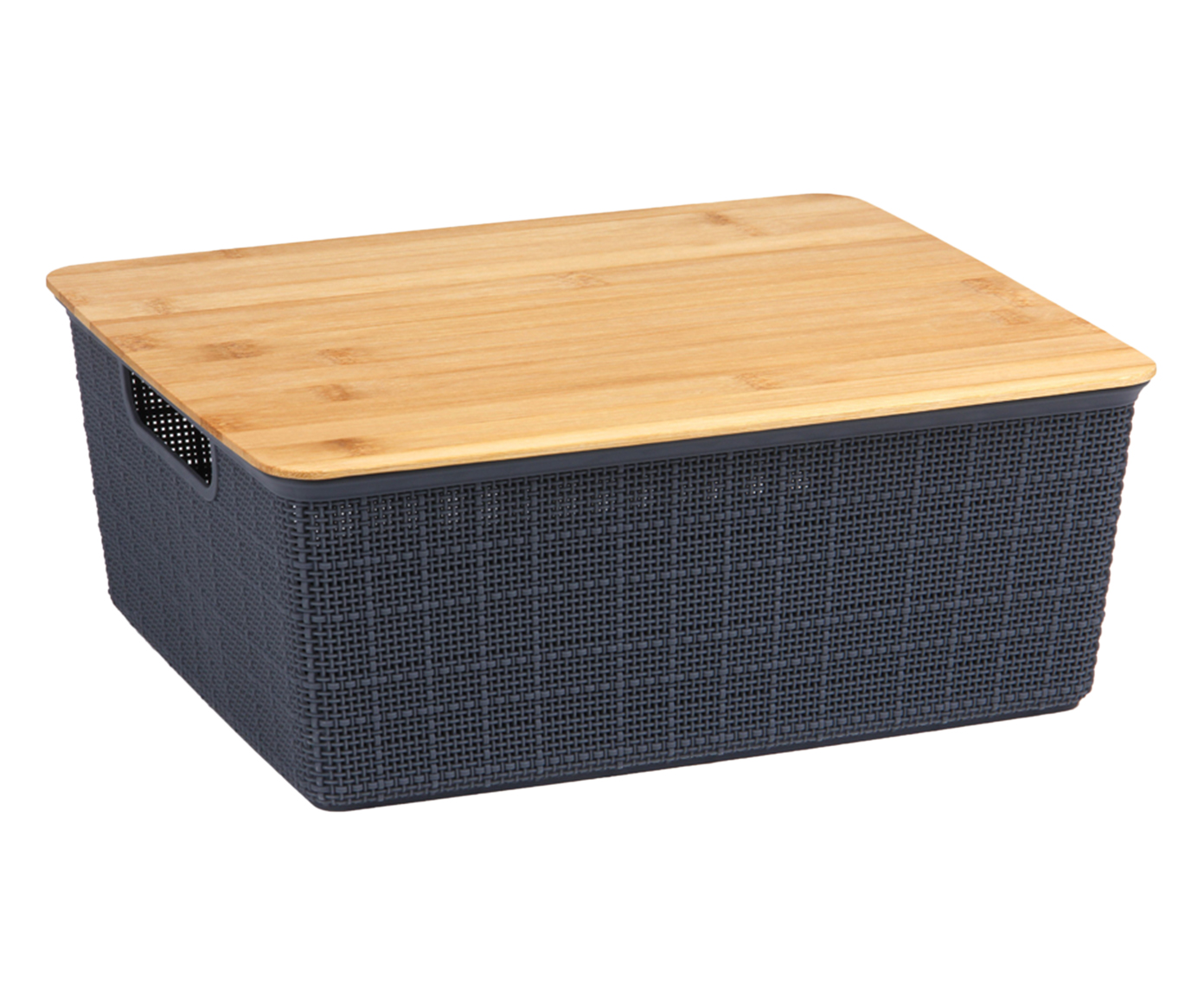 Caixa Organizadora Bambu Rugh Cinza - image 0
