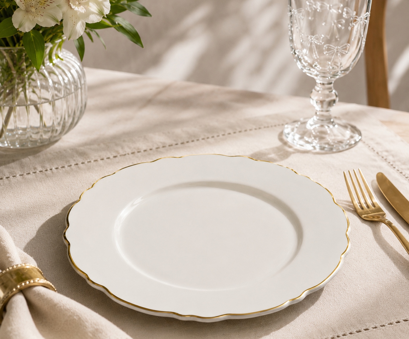 Prato para Sobremesa em New Bone China Royal Classic image number 2