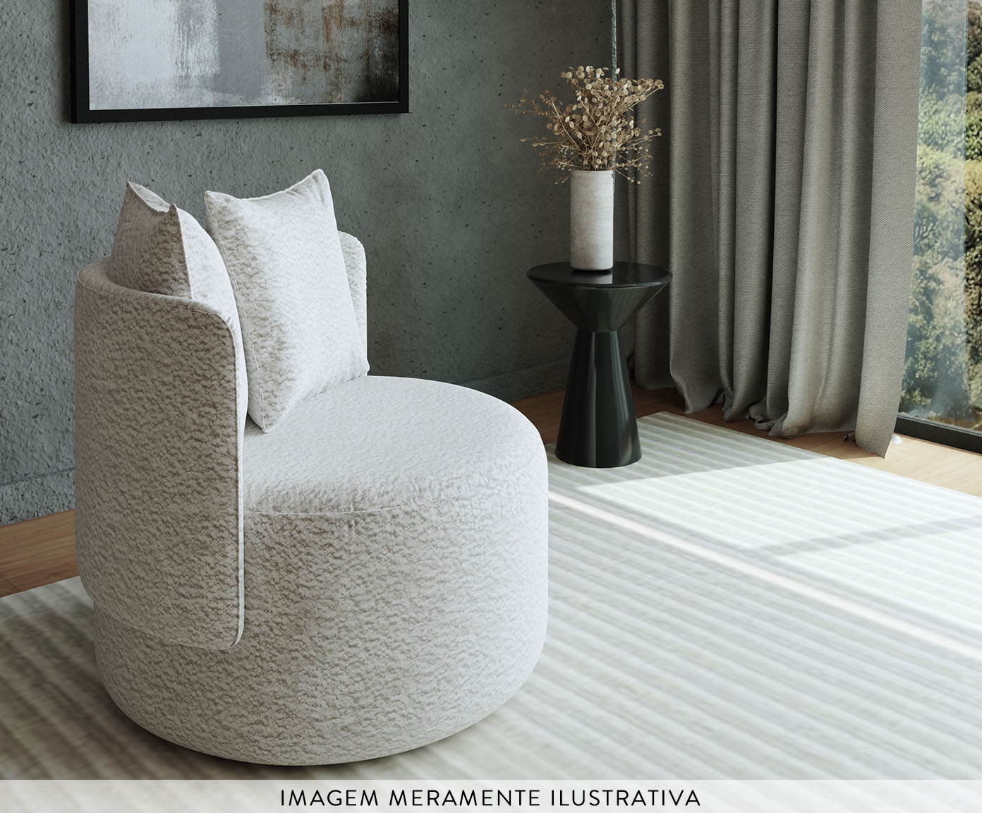 Poltrona Decorativa Milazzo Cru image number 5