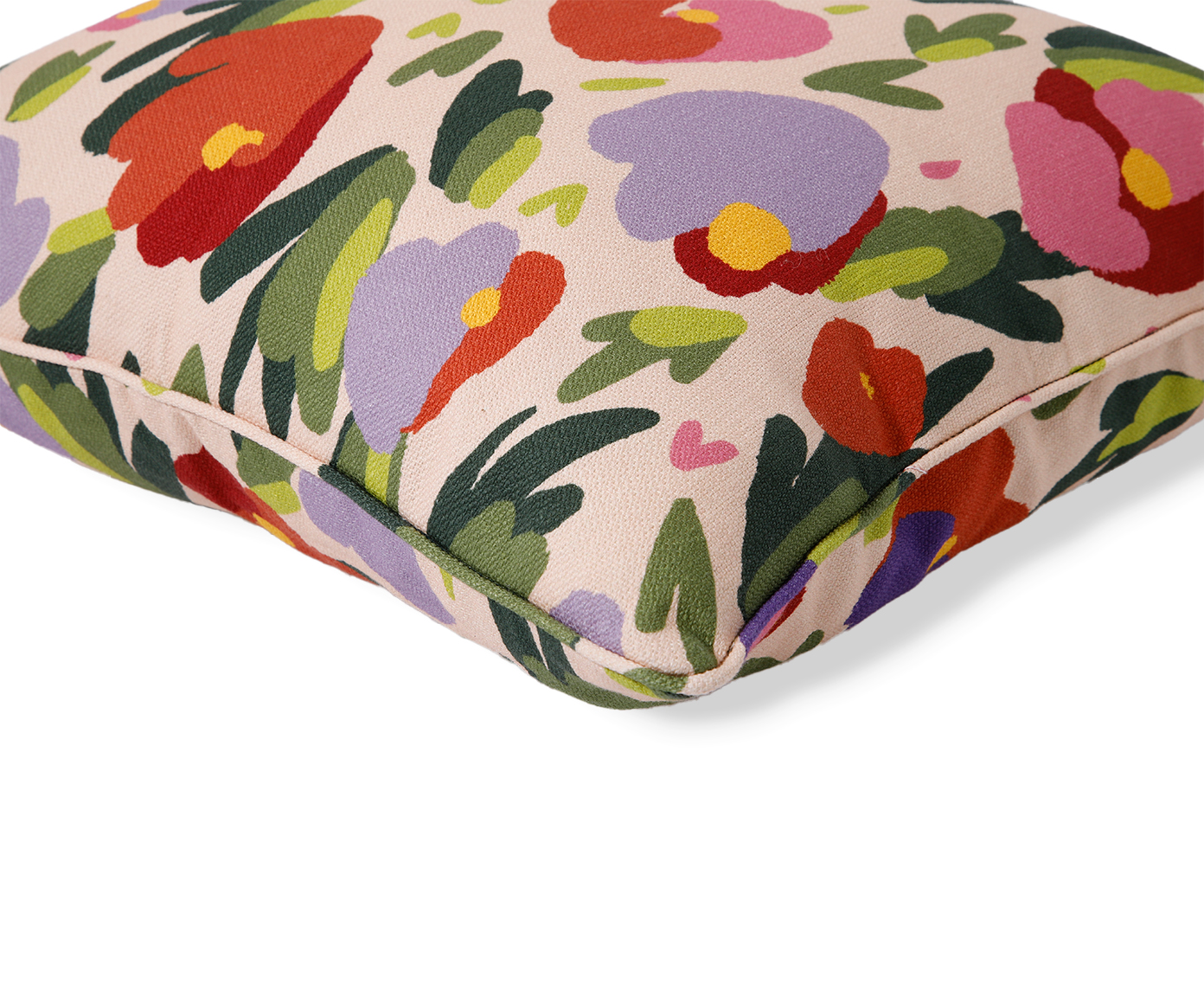Capa de Almofada Estampada com Cordon&ecirc; Floral Olga Colorida image number 4