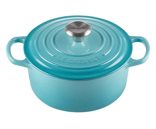 Panela Redonda Signature Azul Caribe - 20cm image number 4