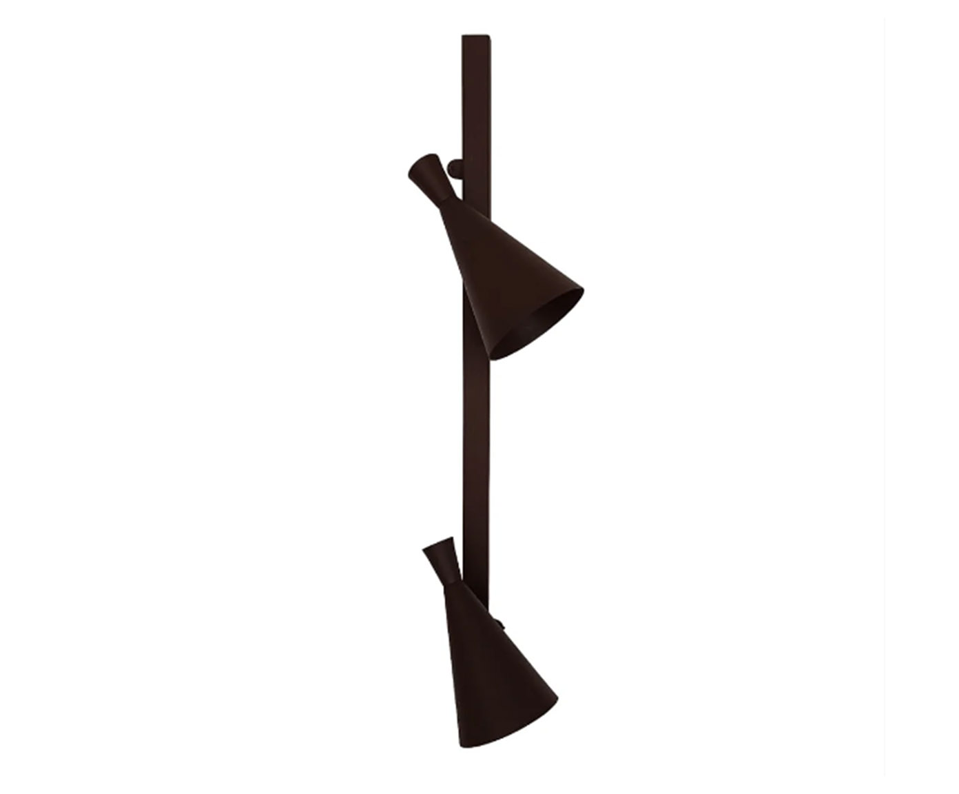 Lumin&aacute;ria Trilho de Parede Lotti Marrom Corten image number 1