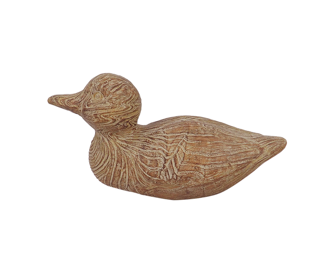 Adorno Pato em Resina II Marrom - image 0