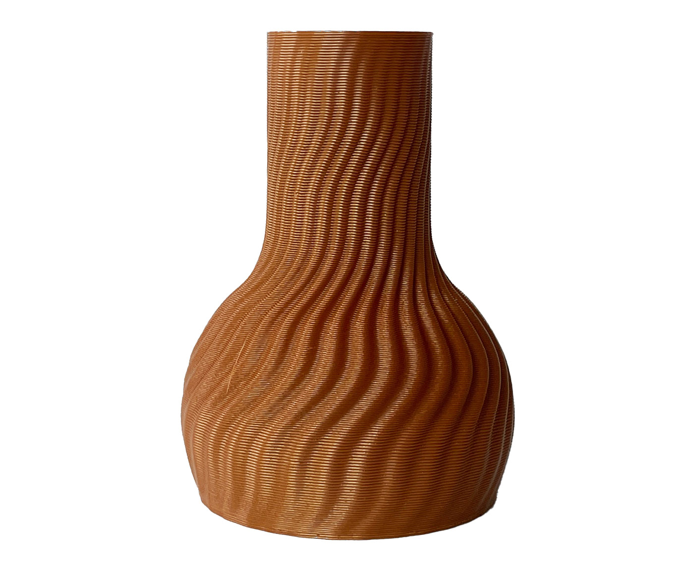 Mini Vaso Onda 2 Terracota image number 0