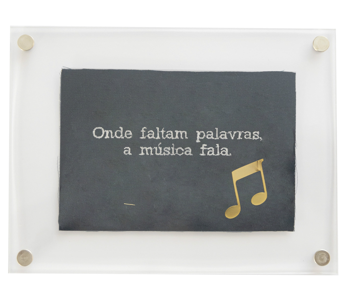 Quadro em Acr&iacute;lico "Onde Faltam Palavras" image number 0