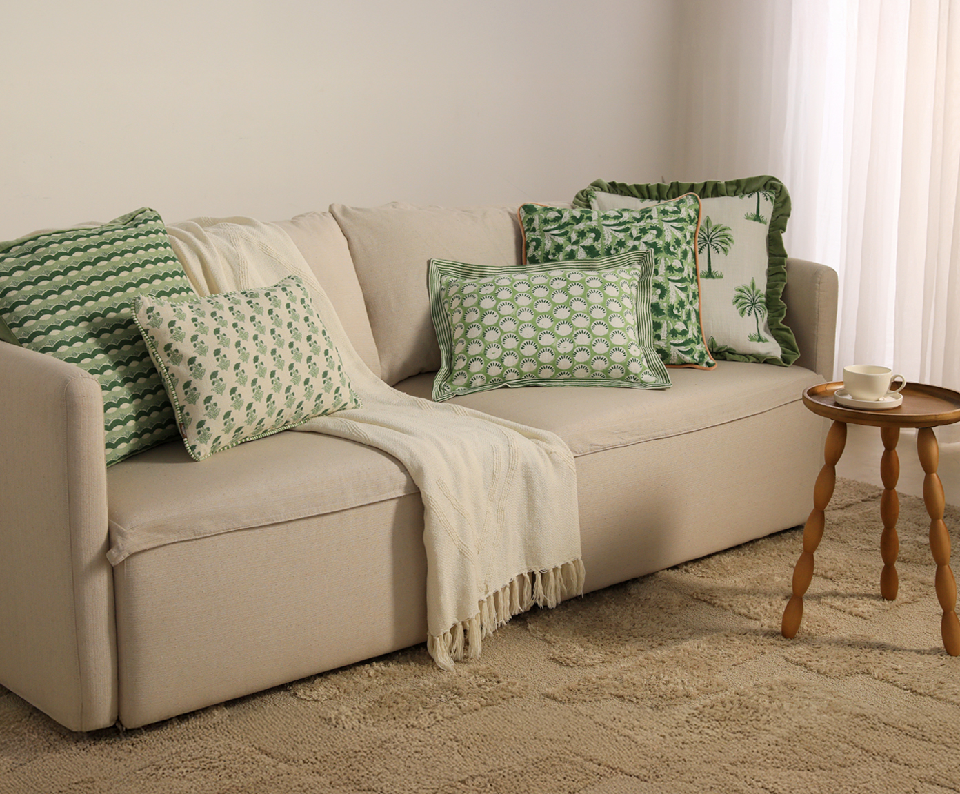 Capa de Almofada Leny Verde - image 1