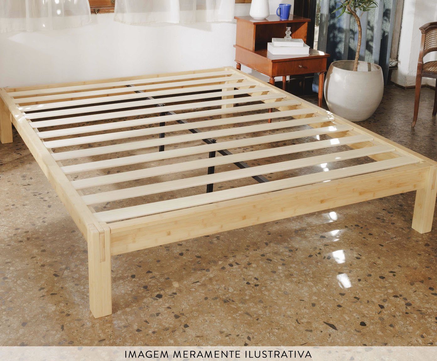 Cama Luuna Bambu - Solteiro image number 5