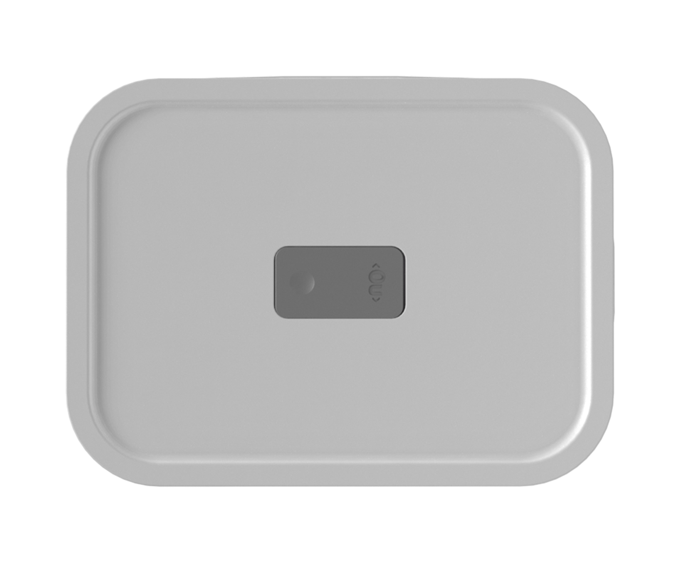 Pote de Vidro Herm&eacute;tico Fresh Lock Branco Fechado Branco image number 3