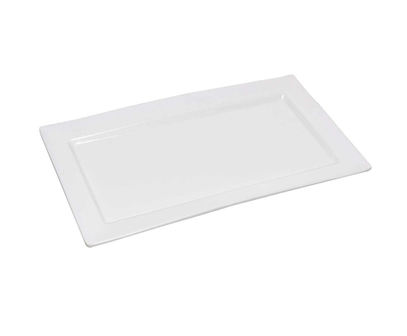 Travessa de Melamina Basic Branca - image 1