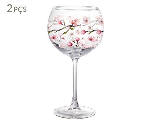 Jogo de Ta&ccedil;as para Gin Blow Cereje Transparente - image 0