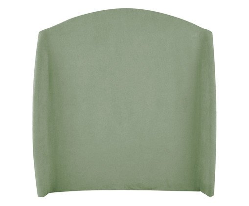 Cabeceira em Boucle Aveludado Smooth Verde image number 6