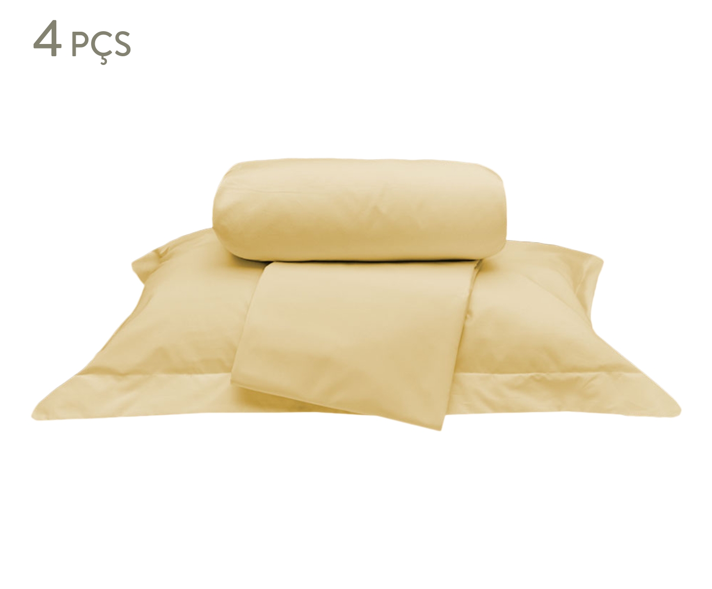 Jogo de Len&ccedil;ol Premium Tous Les Jours Amarelo Saara - 200 Fios - image 0