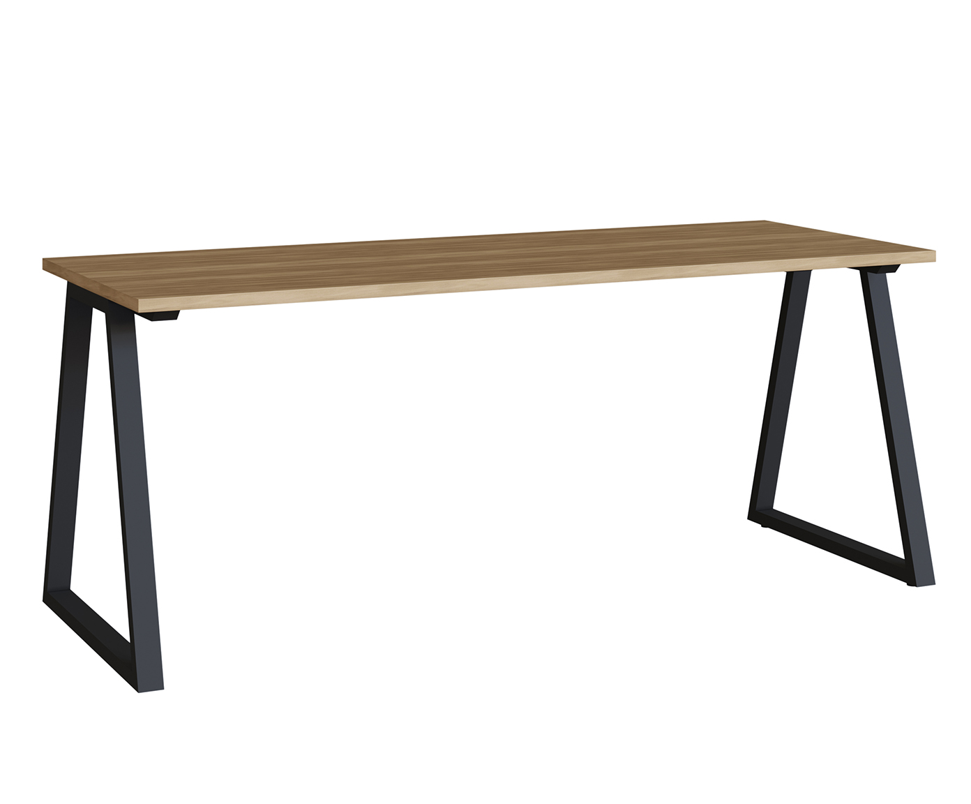 Mesa Escrivaninha Concept Home Office Nogal Sevilha - Preto image number 1