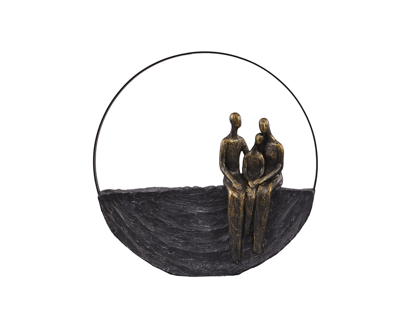 Escultura em Resina Austen II - Preta - image 0