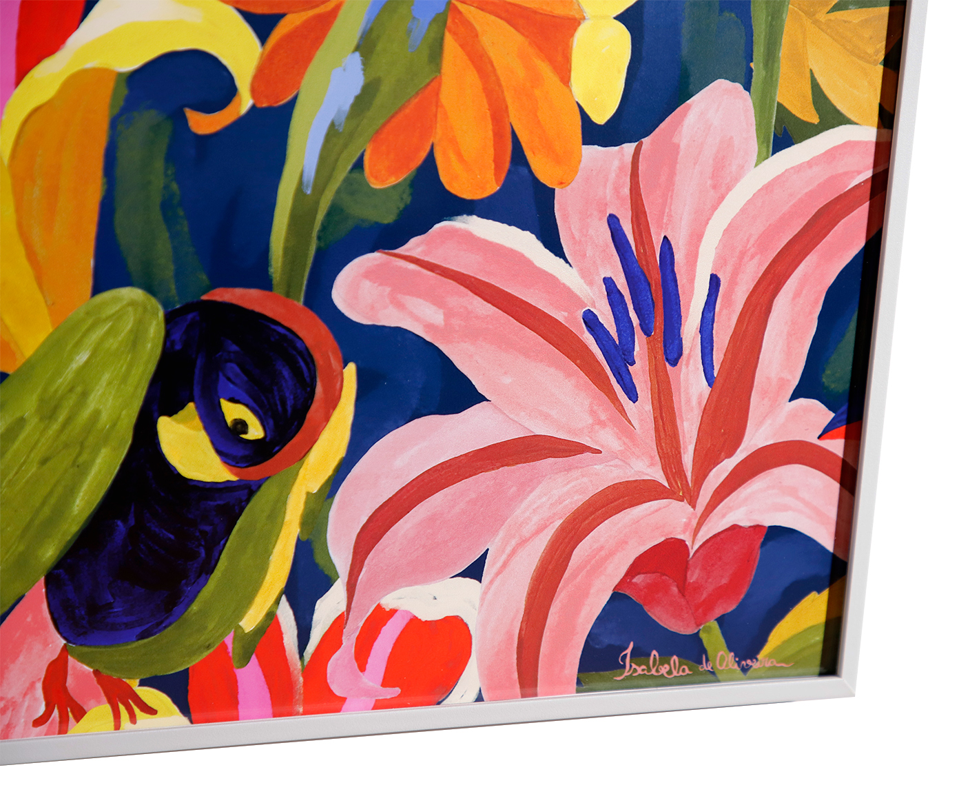 Quadro Decorativo Tucano Floral image number 2